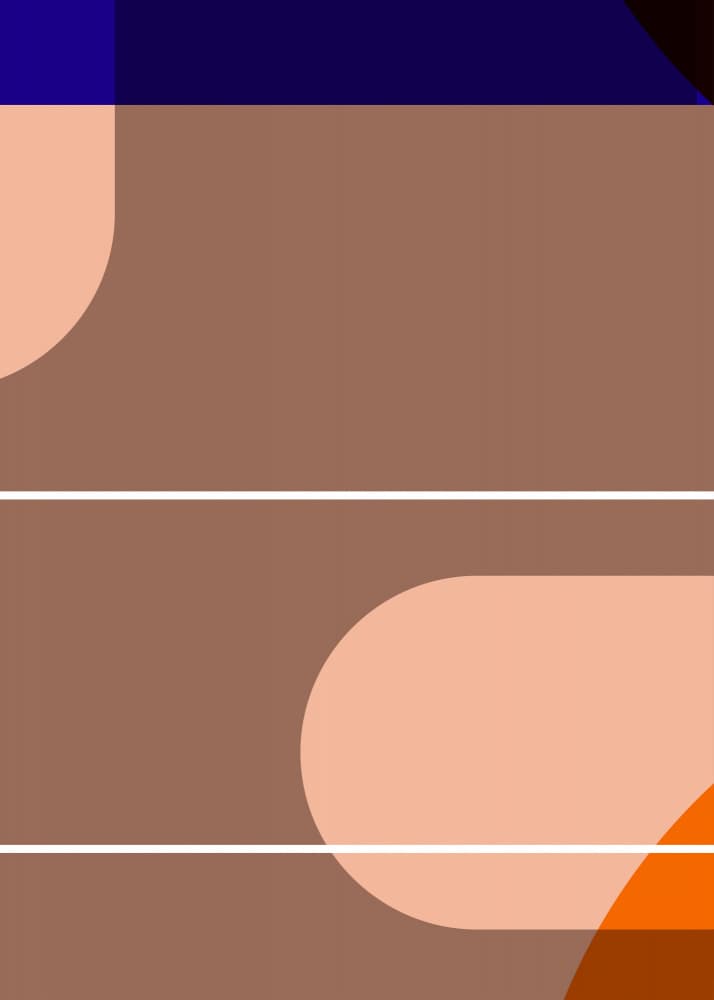Geometric Curves by Leigh Bagley — canvas wall art