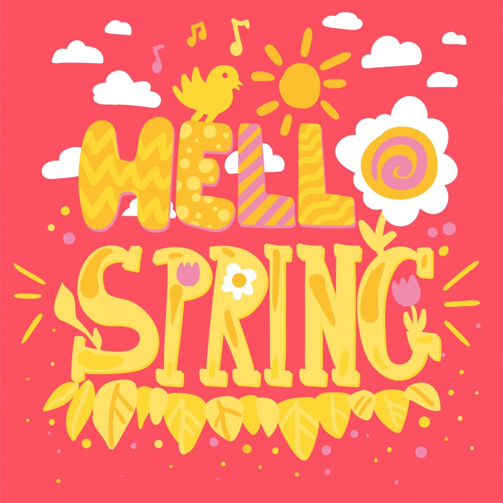 Hello Spring Sunshine by Marika Barsrsind β canvas wall art