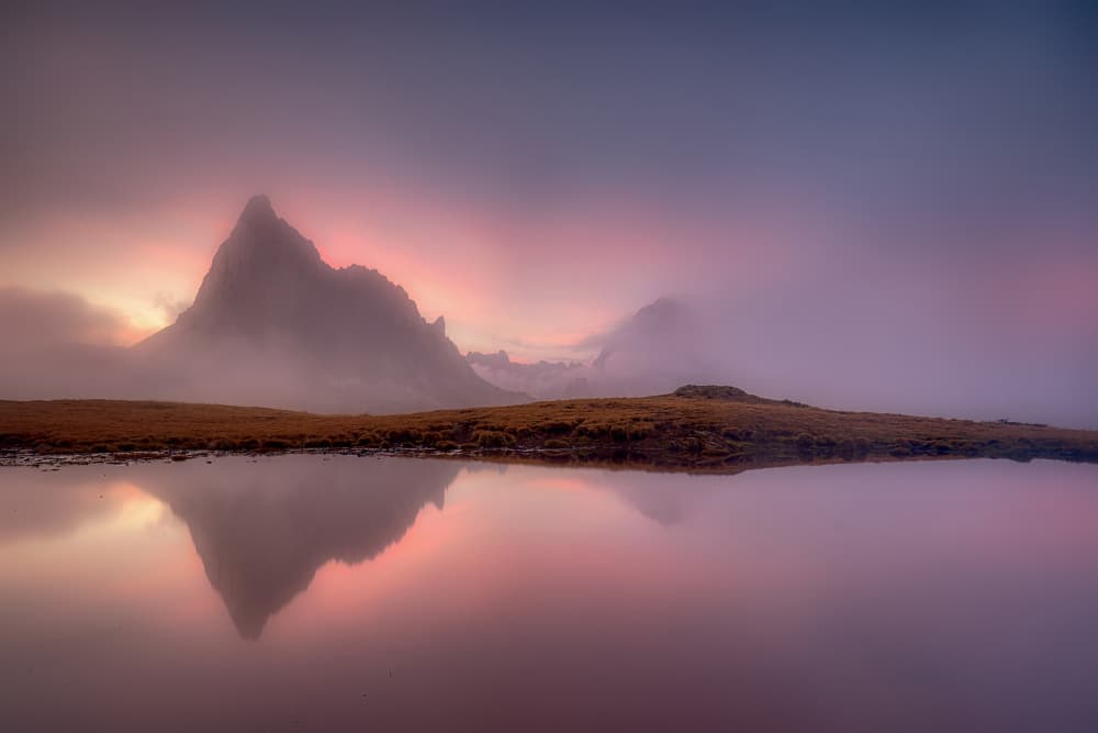 Ethereal Mountain Lake by Judith Kuhn — canvas wall art