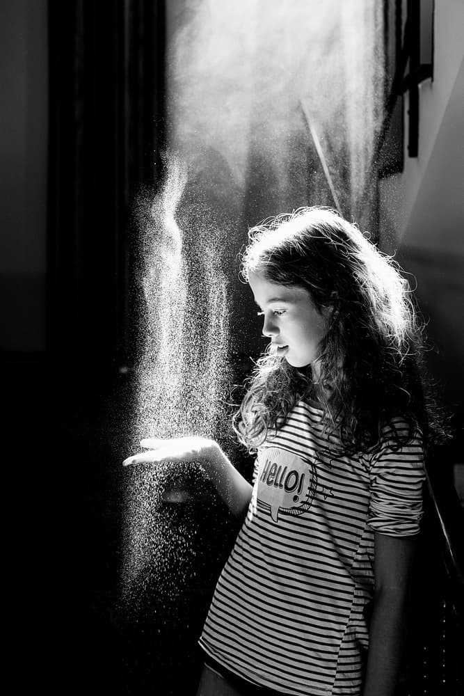 Childhood Wonder Illuminated by Gina Buliga — canvas wall art