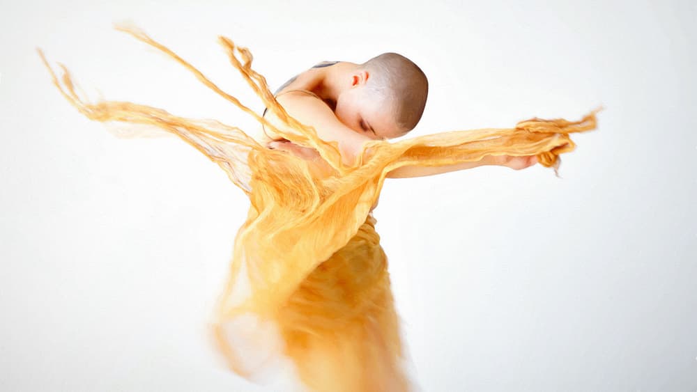 Graceful Golden Flow by Boris Belokonov — canvas wall art