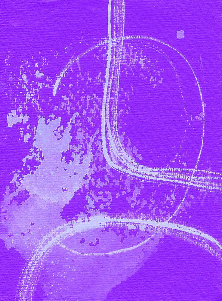 Vibrant Violet Strokes by Santhosh ch — canvas wall art