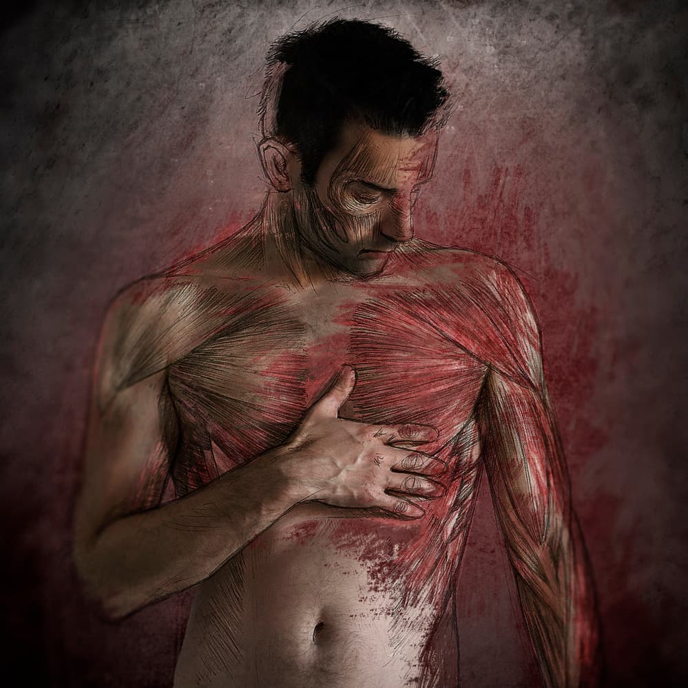 Anatomy of Emotion by Sebastien DEL GROSSO — canvas wall art