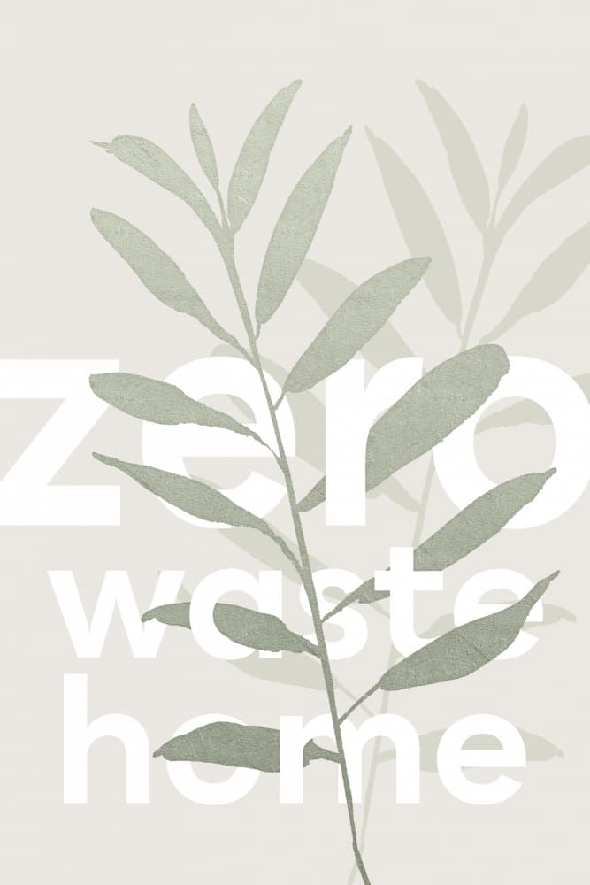 Botanical Zero Waste Home by Melanie Viola — canvas wall art
