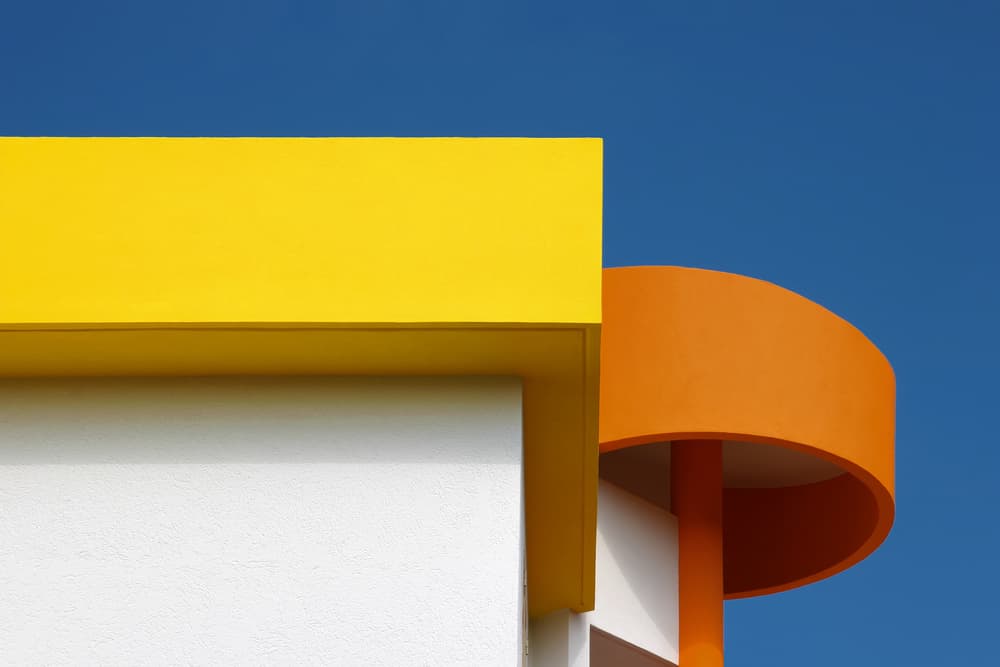 Vibrant Architectural Forms by Rolf Endermann — canvas wall art