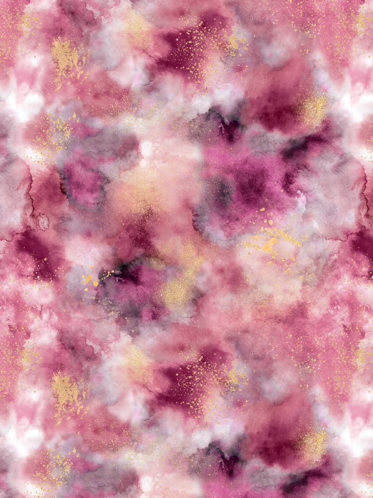 Smoky Marble Watercolor Pink by Ninola Design — canvas wall art
