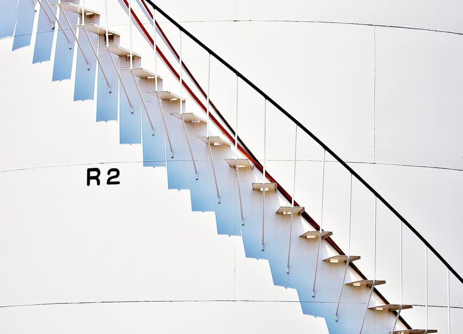 Modern Spiral Staircase by Keisuke Ikeda @ blackcoffee — canvas wall art