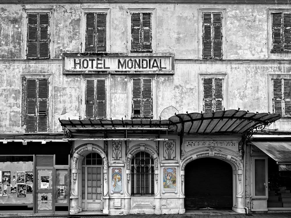Hotel Mondial Art Nouveau by Roland Weber — canvas wall art
