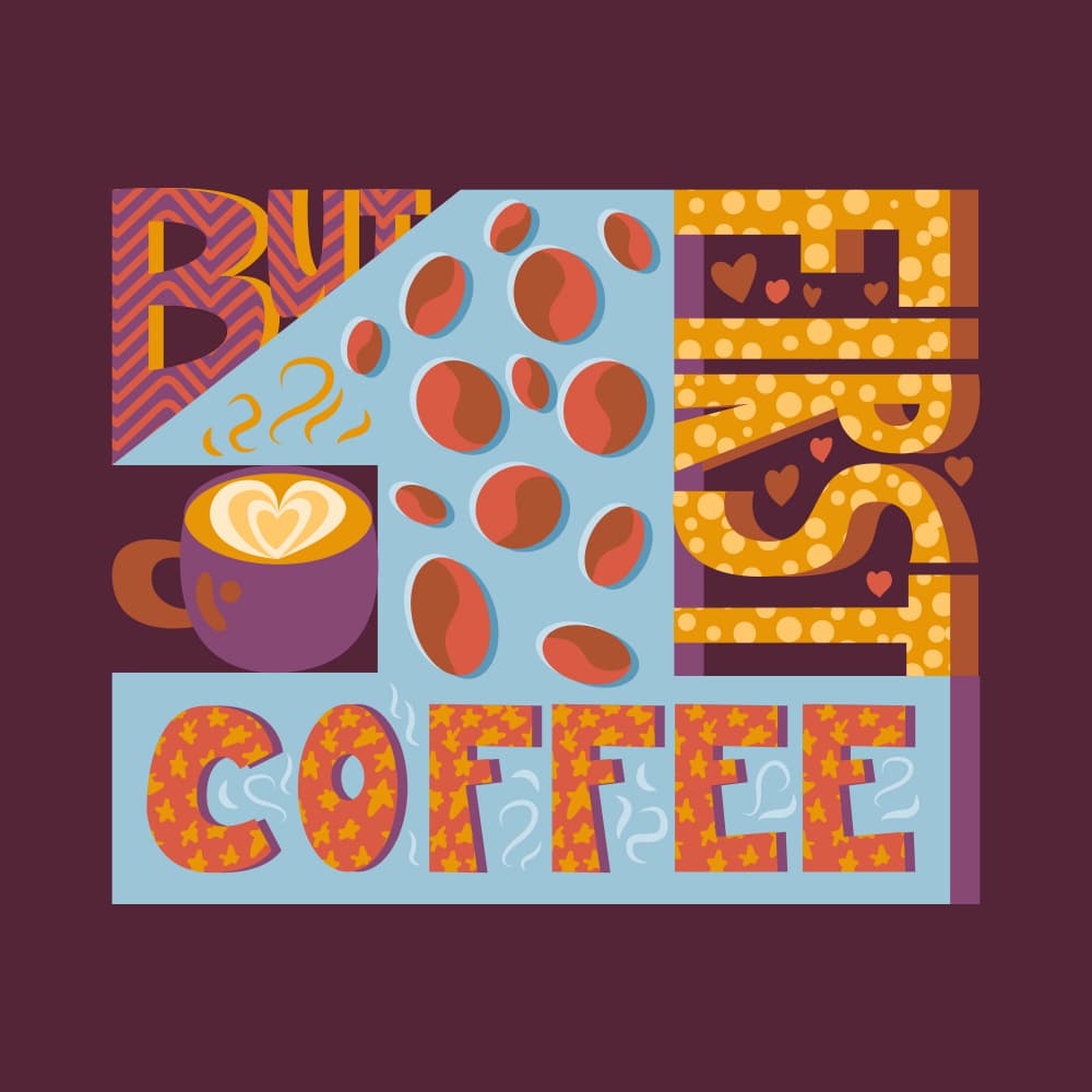 But First Coffee by Marika Barsrsind β canvas wall art