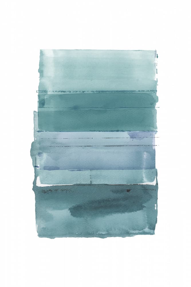 Serene Blue Green Gradient by cartissi — canvas wall art