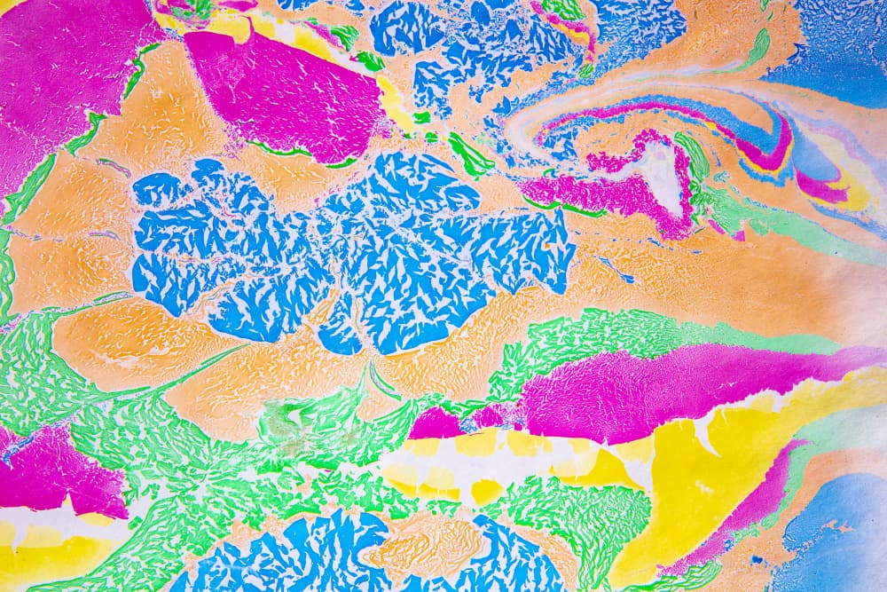 Vibrant Fluid Floral Abstract by Julia Ramiro — canvas wall art