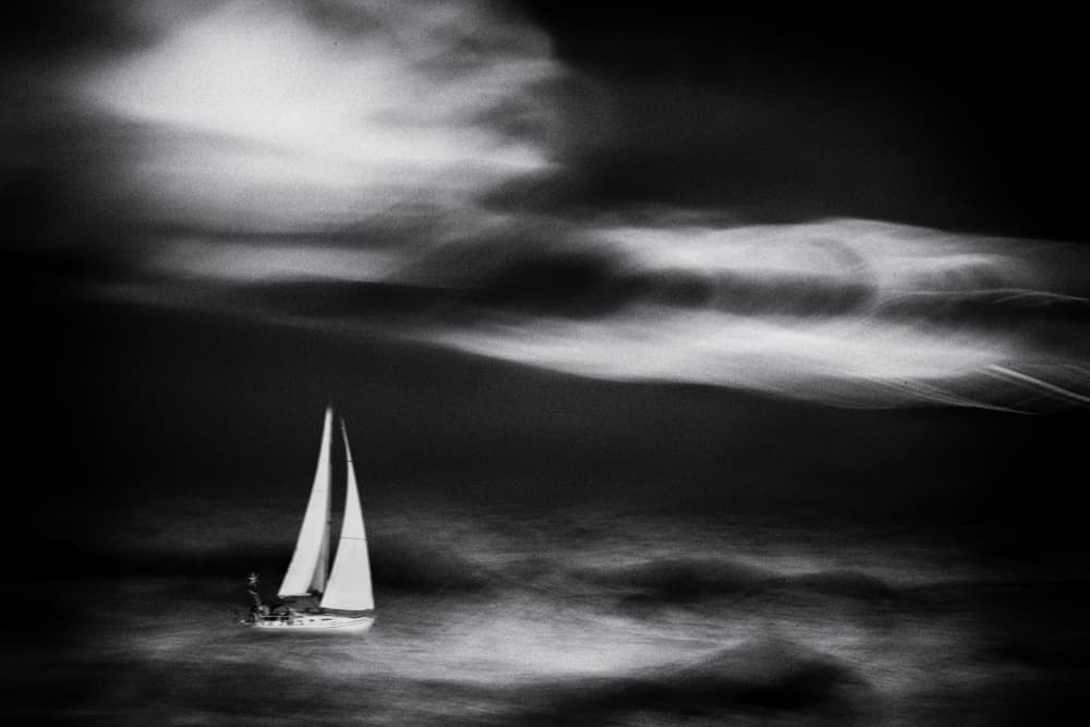 Dreamy Sailing Journey by Benjamine Hullot Scalvenzi — canvas wall art