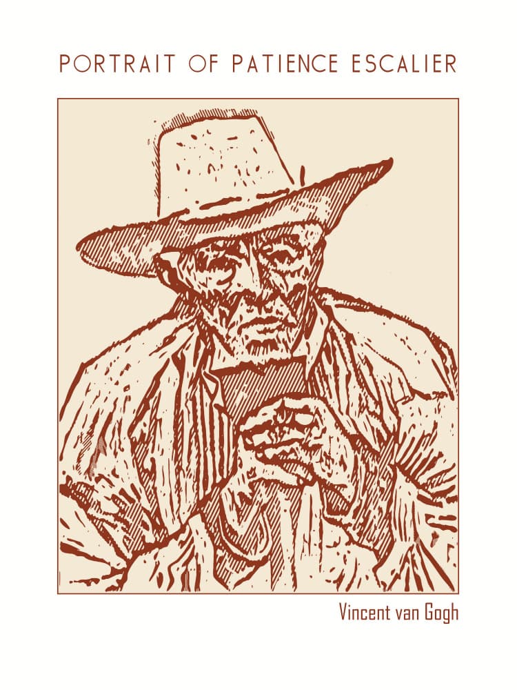 Weathered Farmer Portrait by Doa Project — canvas wall art
