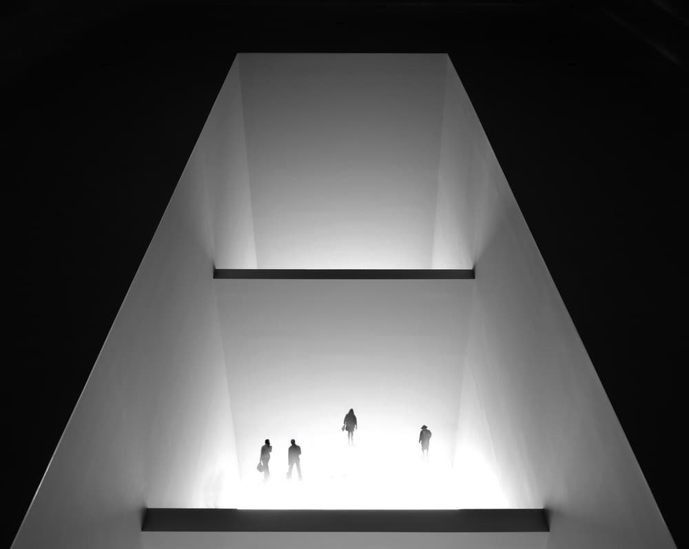 Geometric Light And Figures by Huib Limberg — canvas wall art
