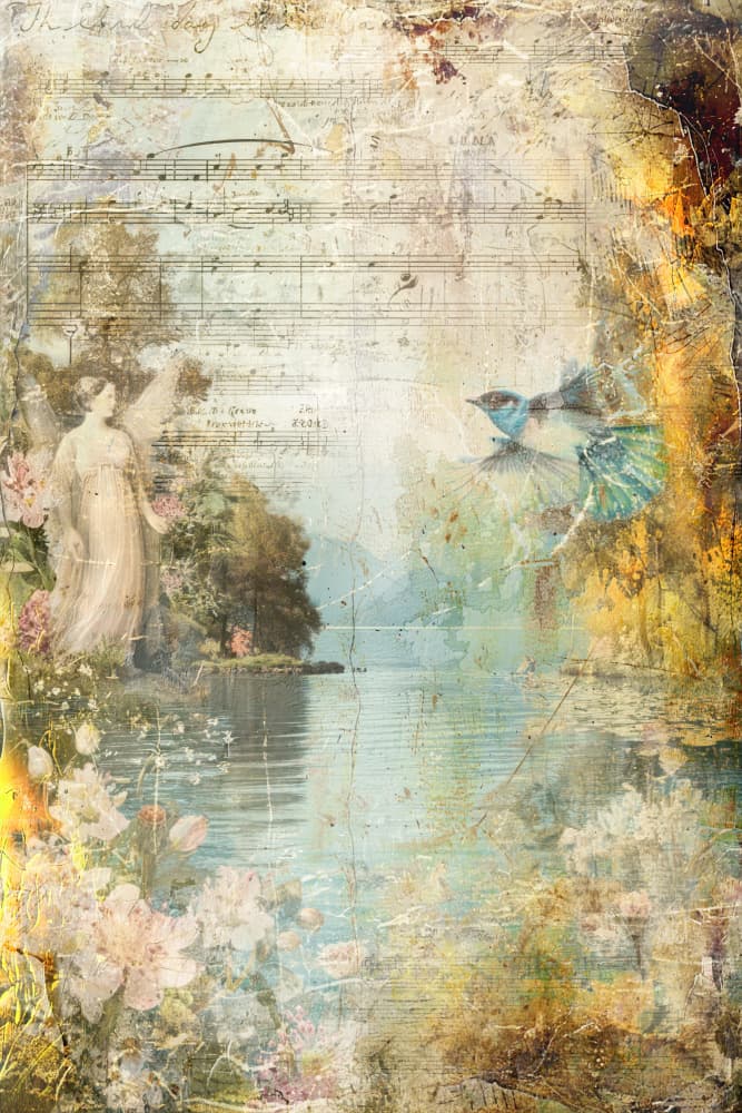 Angelic Garden Dream by Rafal Kulik — canvas wall art