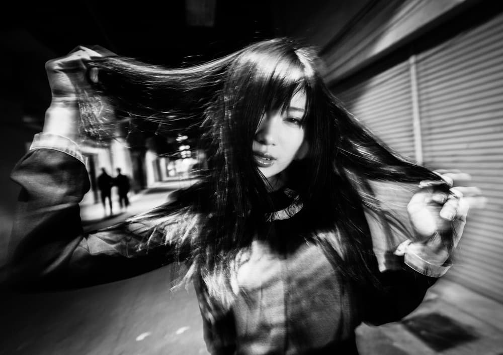 Dark City Woman by TORU MATSUNAGA — canvas wall art