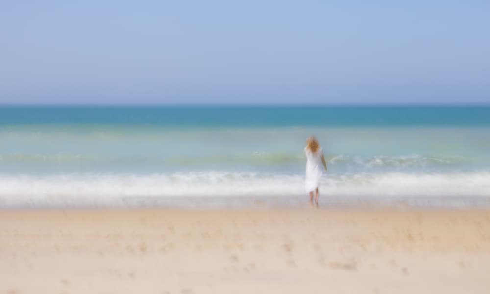 Dreamy Ocean Walk by JUAN CARLOS HERVÁS MARTÍNEZ — canvas wall art