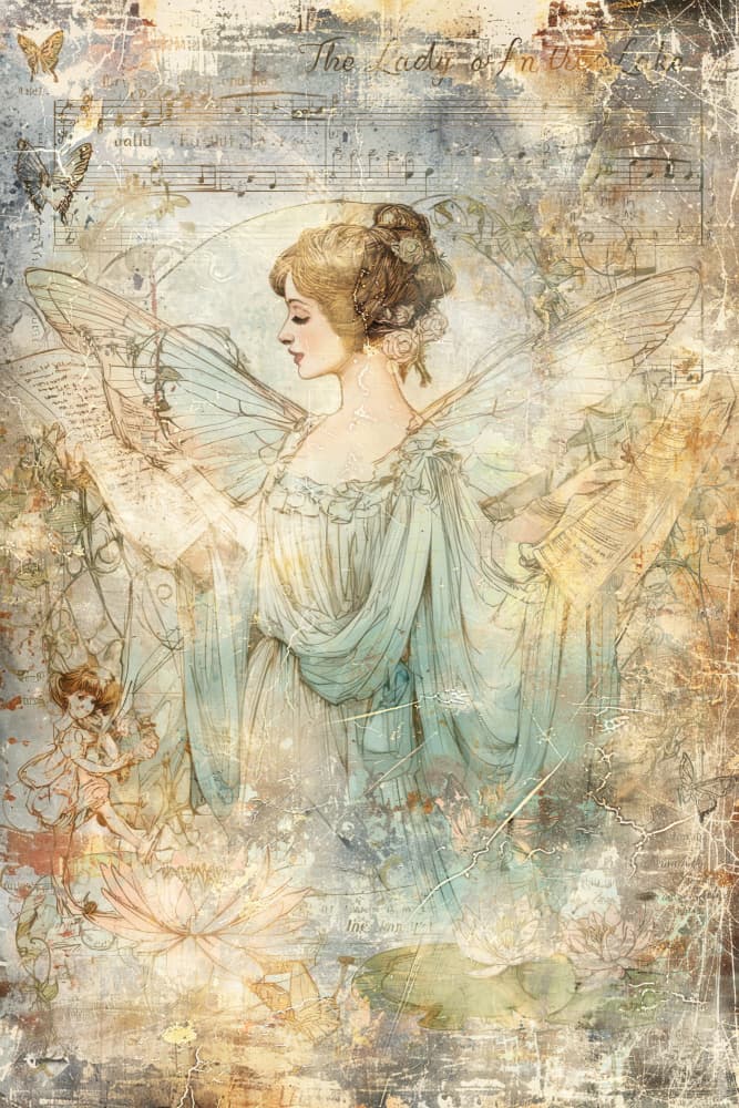 Ethereal Vintage Fairy by Rafal Kulik — canvas wall art