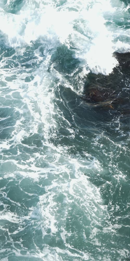 Crashing Ocean Waves by Gemma Bardot — canvas wall art