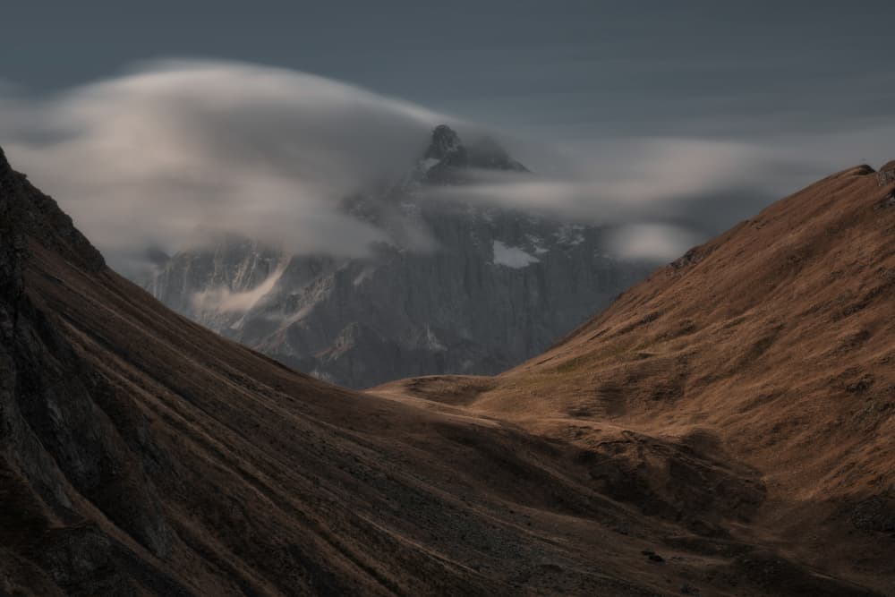 Dramatic Alpine Vista by Thomas de Franzoni — canvas wall art