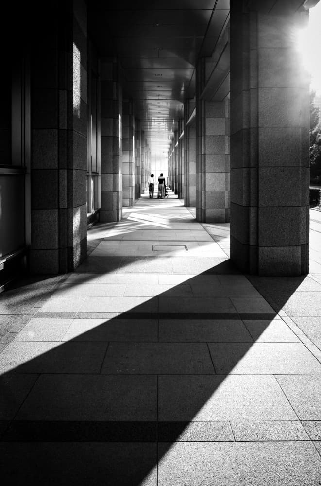People Walking Shadows by Kenichiro Tsukada — canvas wall art