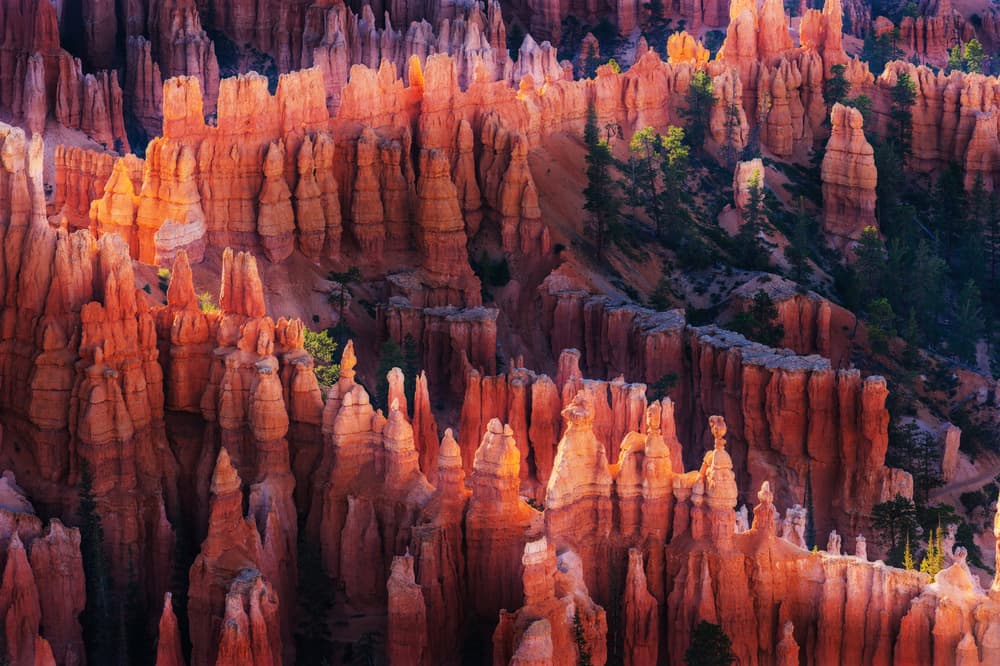 Red Rock Canyon Glow by 李从军 / Austin Li — canvas wall art