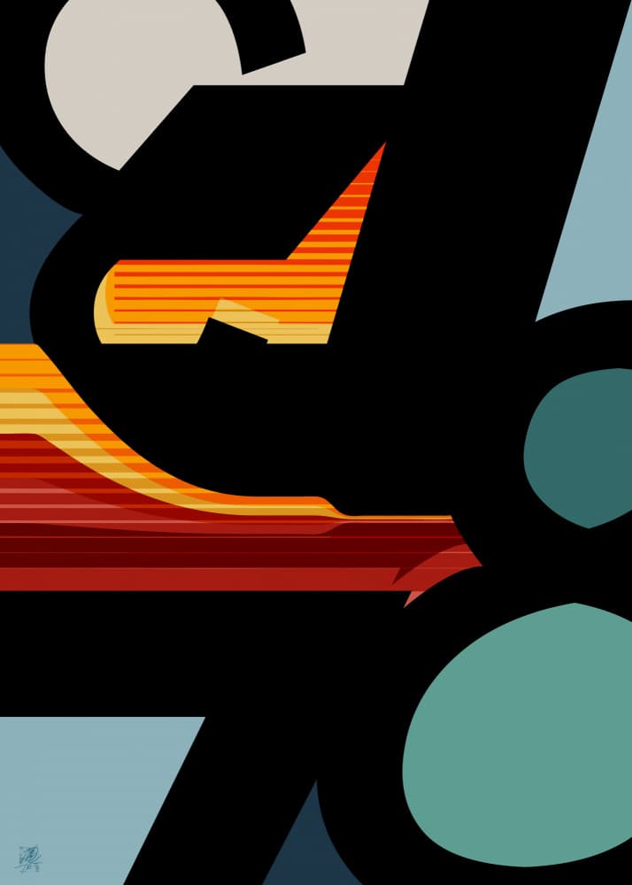 Bold Modern Abstraction by Osvaldo Russo — canvas wall art