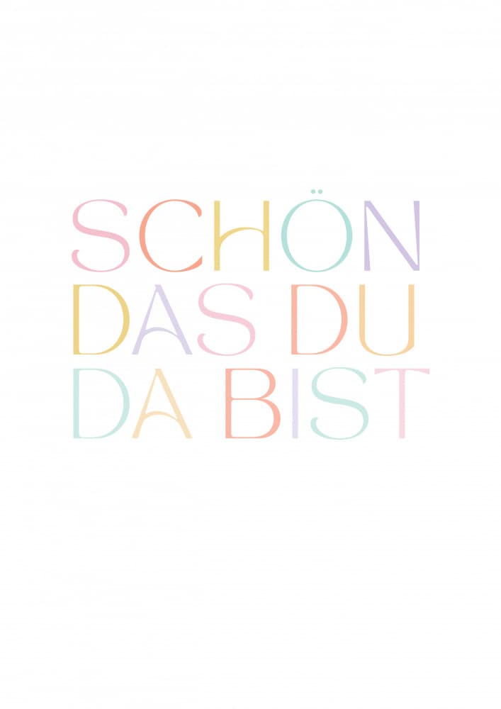 Schöndasdudabist by Treechild — canvas wall art