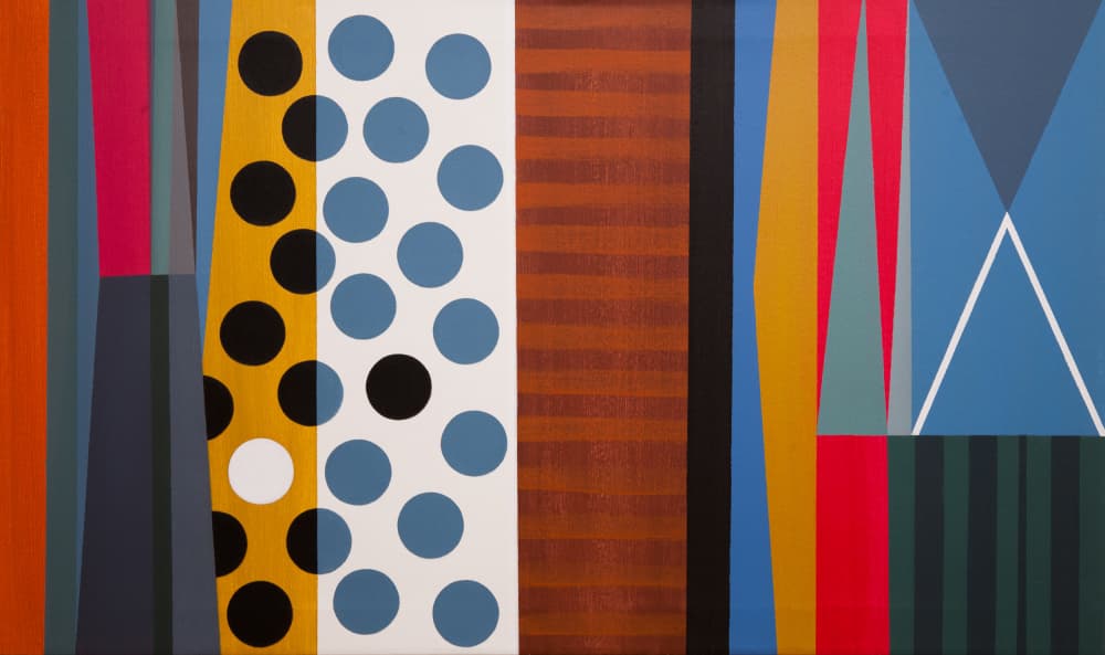 Vibrant Geometric Patterns by Ildefonso Martín — canvas wall art