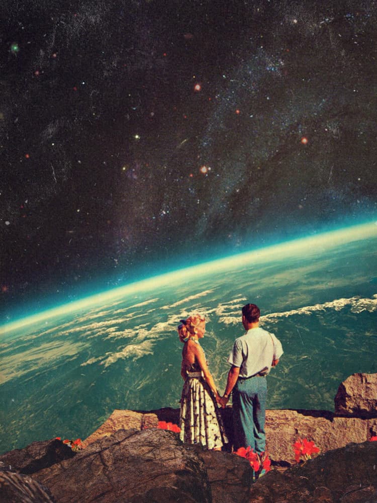 Love by Frank Moth — canvas wall art