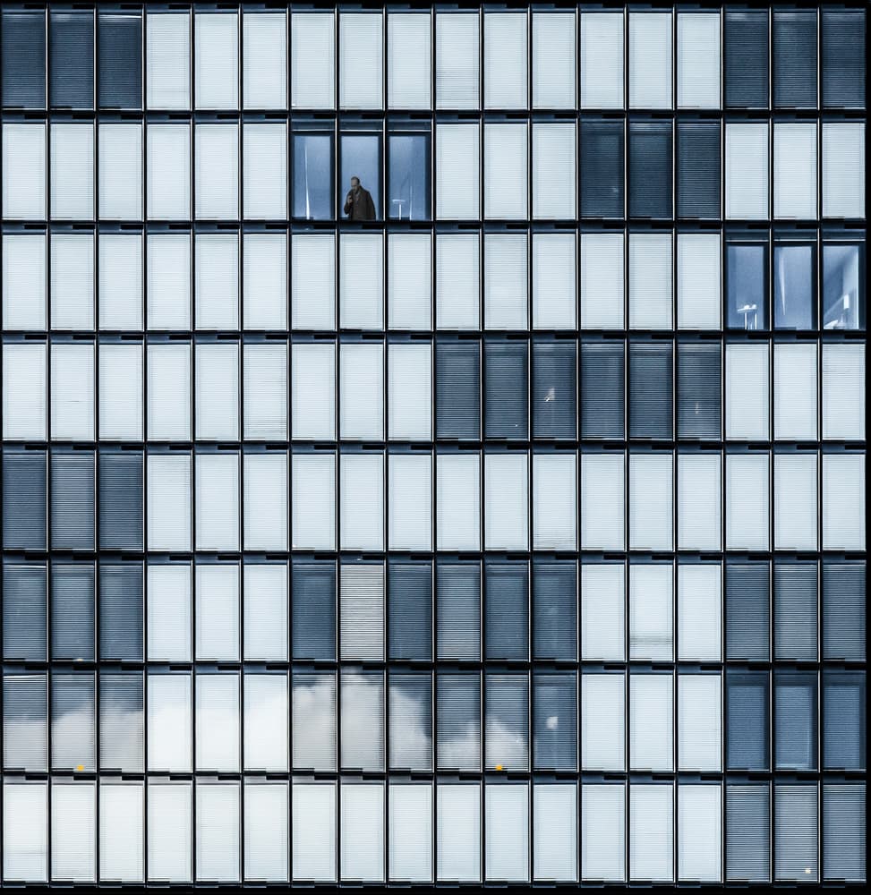 City blues by Luc Vangindertael (laGrange) — canvas wall art