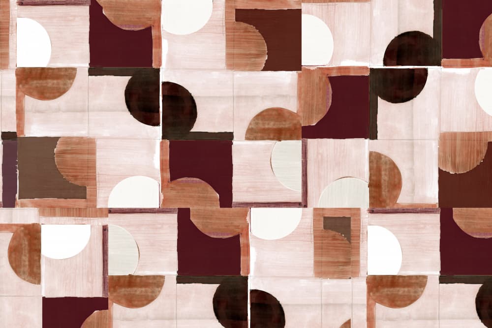 Abstract Geometric Pattern by cartissi — canvas wall art