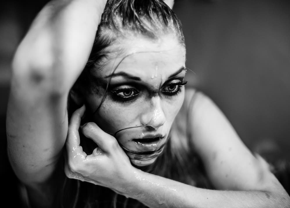 Intense Wet Gaze by Erkan Camlilar — canvas wall art