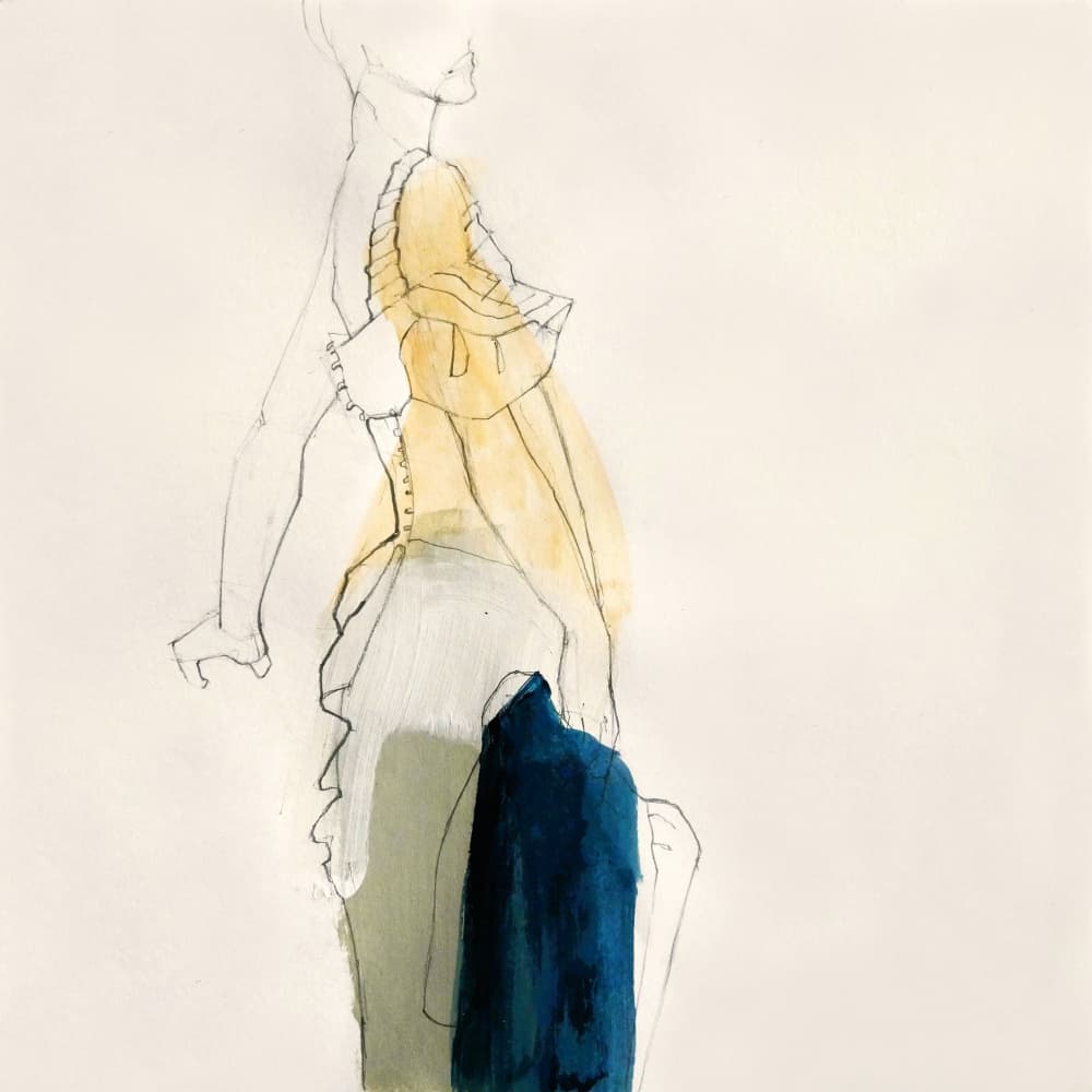 Ethereal Fashion Design by Doris Schmitz — canvas wall art