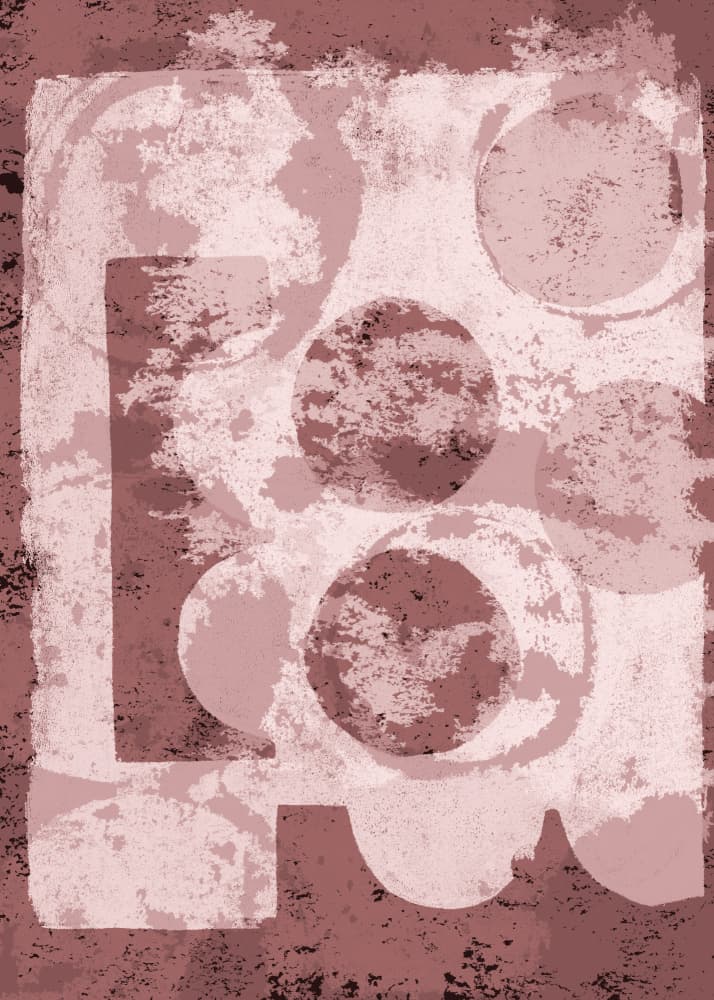 Textured Geometric Shapes by Dina Dankers — canvas wall art