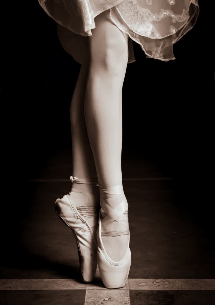 Ballet Pointe Elegance by Hein Jonker — canvas wall art