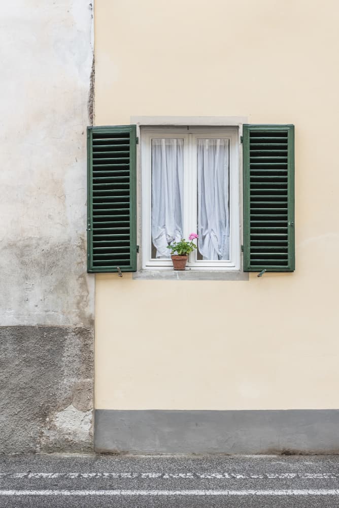 Charming Window with Shutters by Photolovers — canvas wall art