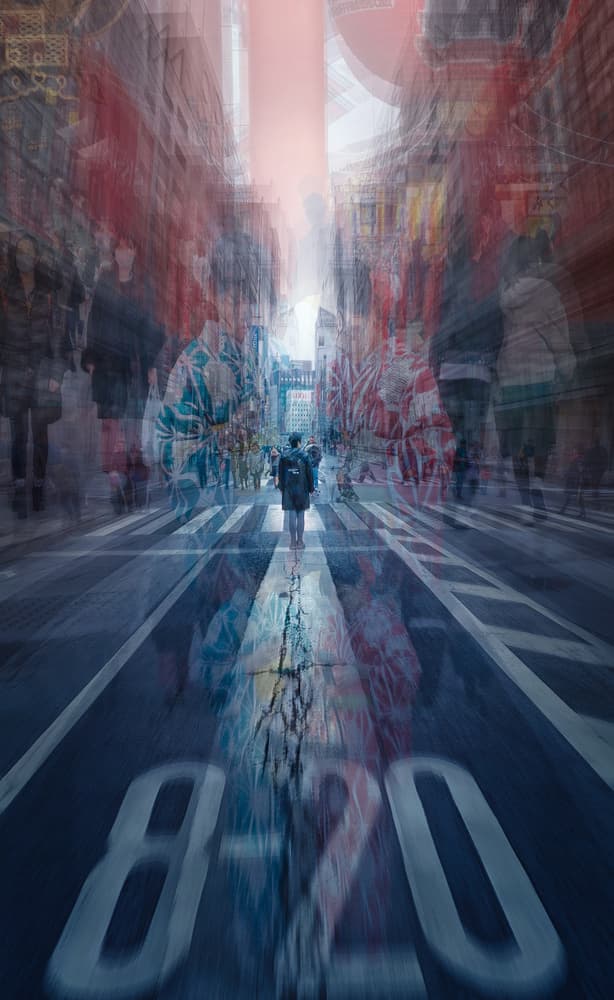 Walking Through Time by Larry Deng APA — canvas wall art
