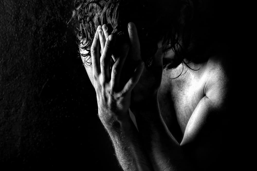 Man In Deep Despair by Paulo Medeiros — canvas wall art