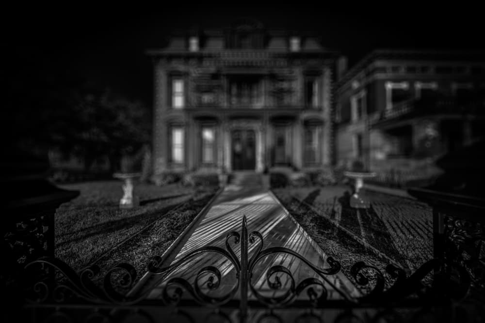 Dark Victorian Mansion by Steve Hermann — canvas wall art