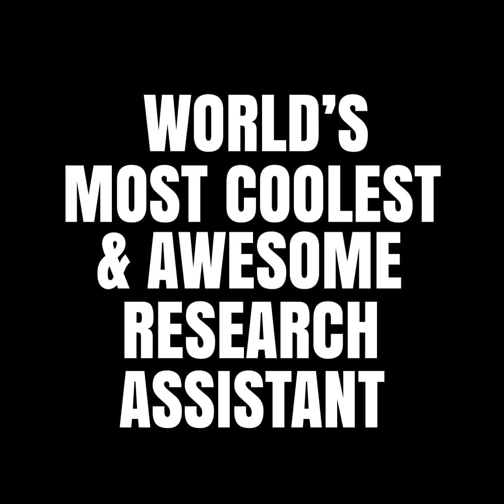 World's Coolest Research Assistant by Happie Eagle — canvas wall art