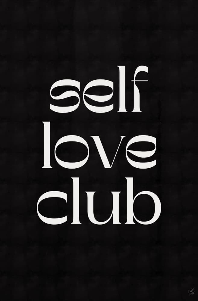 Self Love Club by Anne-Marie Volfova — canvas wall art