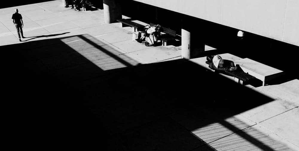 Urban Light and Shadow by Jian Wang — canvas wall art