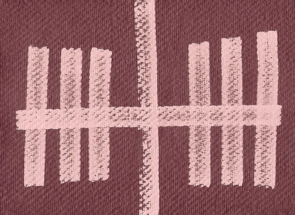 Abstract Chalk Grid by Santhosh ch — canvas wall art