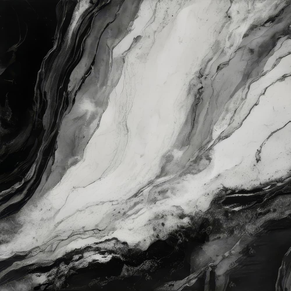 Elegant Black Marble by Alpenglow Workshop — canvas wall art