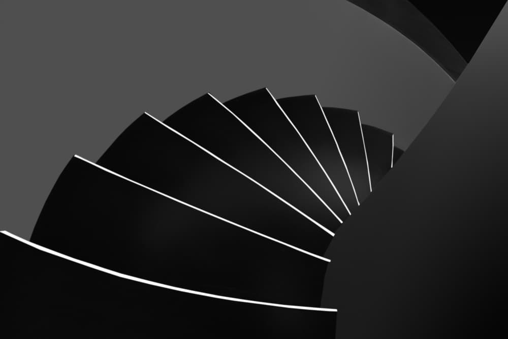 Modern Spiral Staircase by Paulo Abrantes — canvas wall art