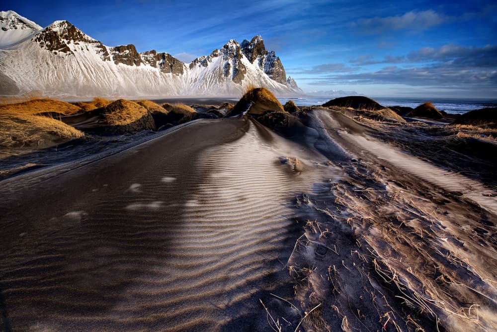 Dramatic Black Sand Coast by Trevor Cole — canvas wall art