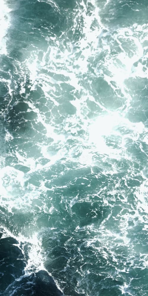 Foaming Ocean Waves by Gemma Bardot — canvas wall art