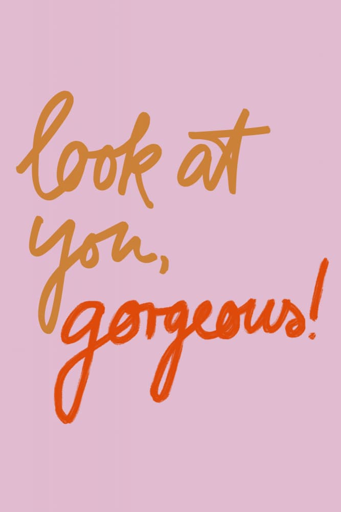 Look At You Gorgeous by Studio Memb — canvas wall art