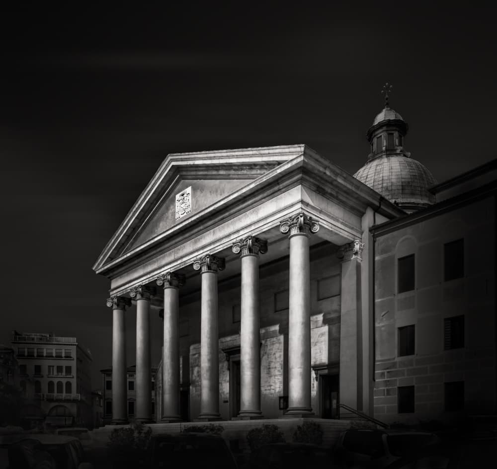Majestic Classical Architecture by Tommaso Pessotto — canvas wall art